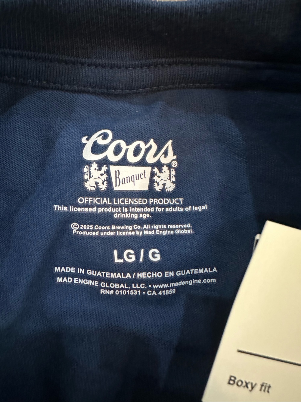 Coors Golden Banquet Blue Graphic Muscle Tank for Men - Picture 7 of 8